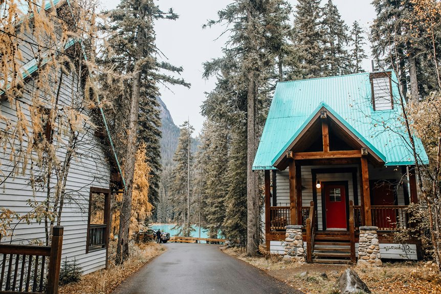 accommodations near scenic waterfall
