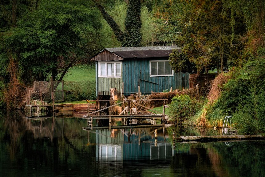 cabin stays with boats