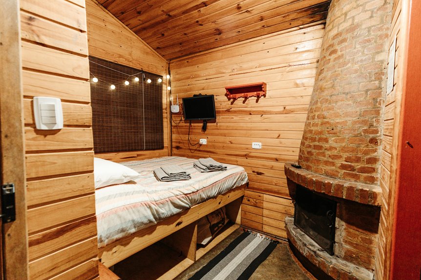 cozy winter mountain retreat