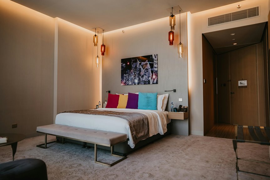 luxury vineyard bed stays