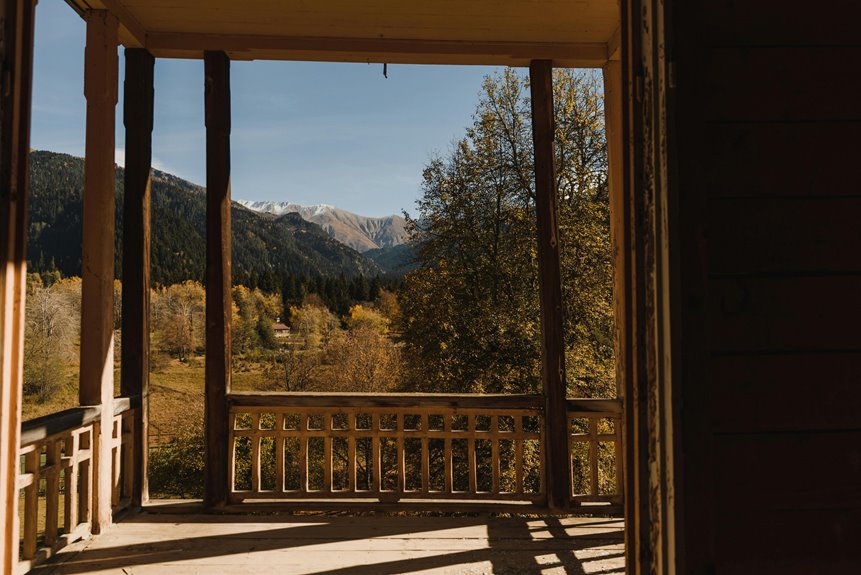 relaxation in mountain retreats