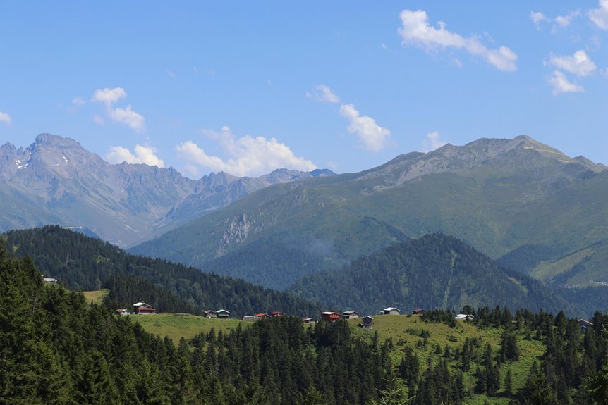 scenic mountain top views