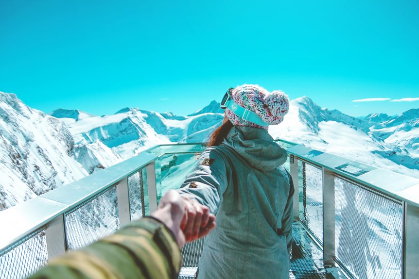snowy adventures in mountains
