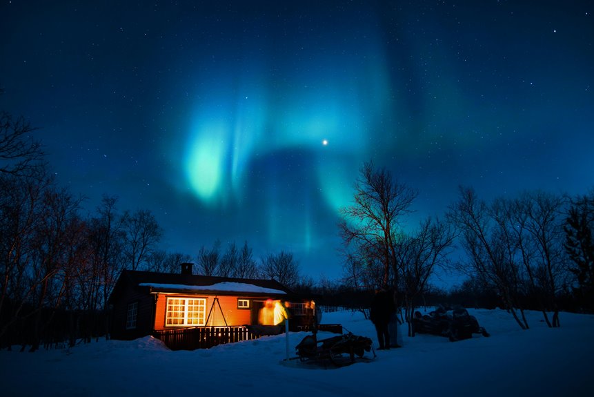 snowy cabin getaways await