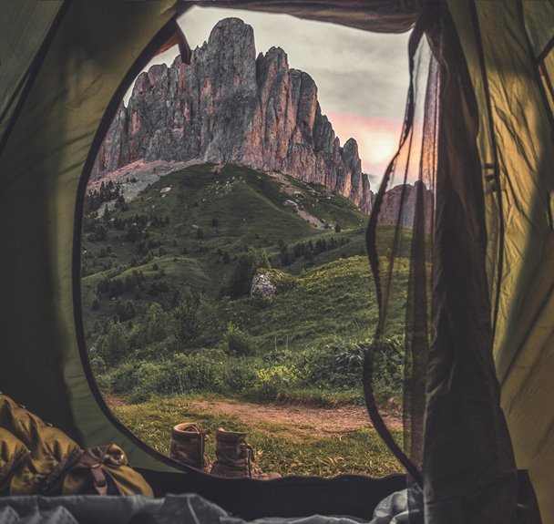 trail accessible camping options