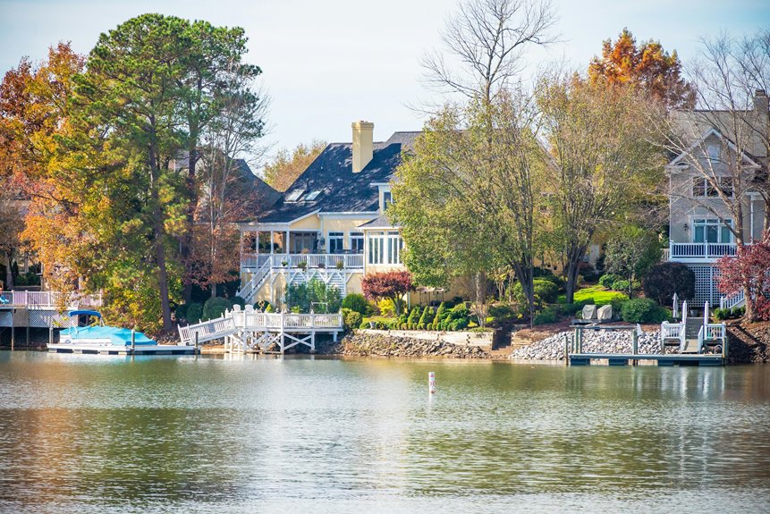 upscale lake house experience