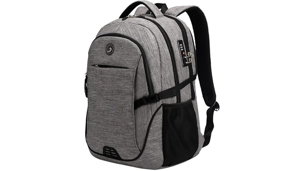 anti theft laptop backpack usb