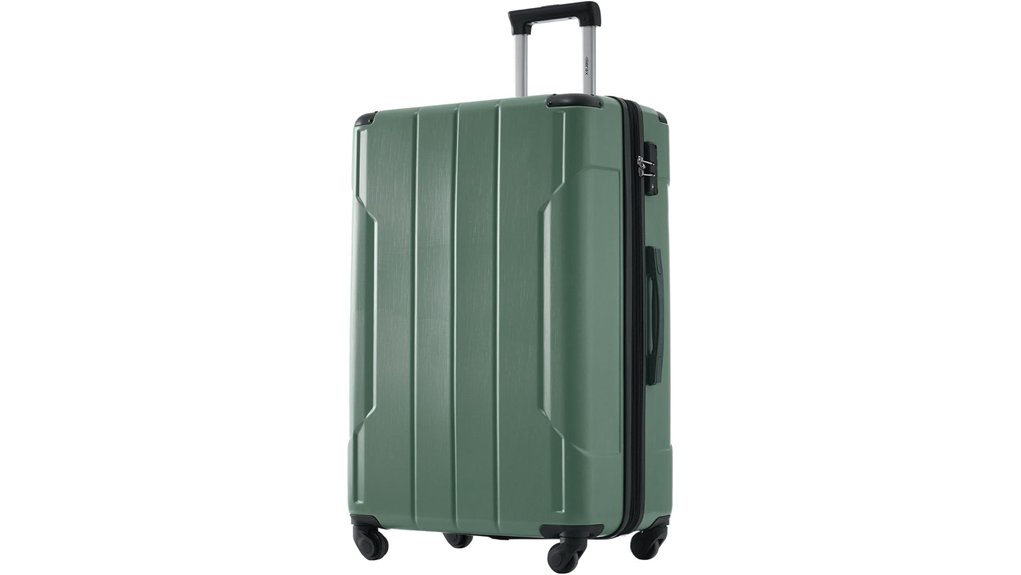 15 Best Checked Suitcase (Hard-Shell) 12 durable green suitcase with wheels