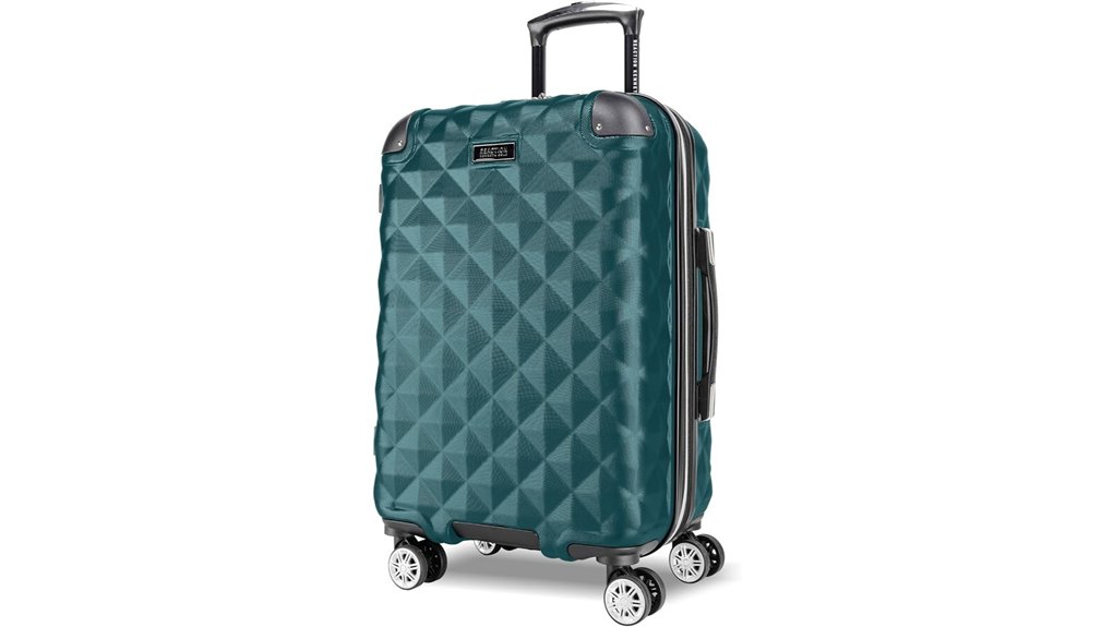 15 Best Checked Suitcase (Hard-Shell) 15 kenneth cole teal luggage