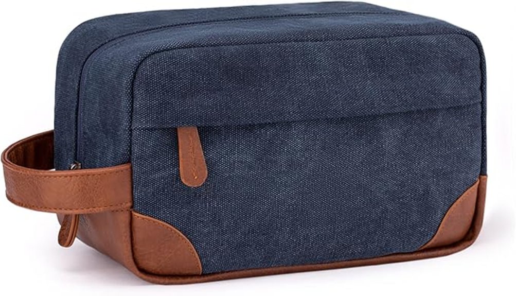 men s navy toiletry bag