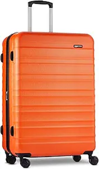 15 Best Checked Suitcase (Hard-Shell) 1 orange hardside checked luggage