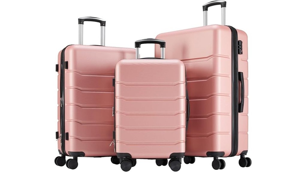 15 Best Checked Suitcase (Hard-Shell) 11 pink hardside luggage set