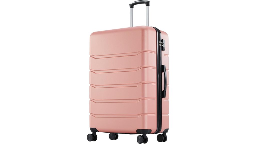 15 Best Checked Suitcase (Hard-Shell) 5 pink hardside spinner luggage