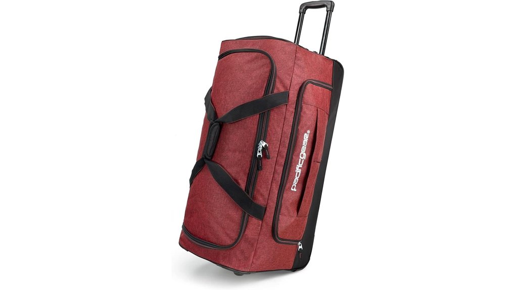 rolling duffel bag convenience