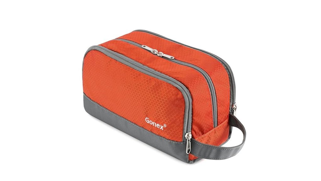 stylish orange travel bag