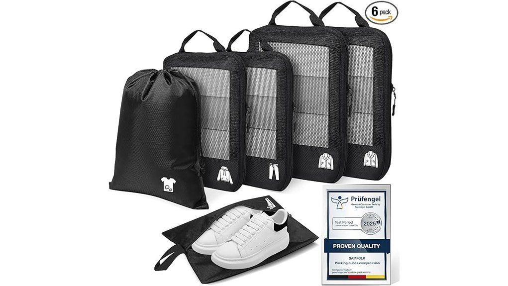 travel organizer packing cubes