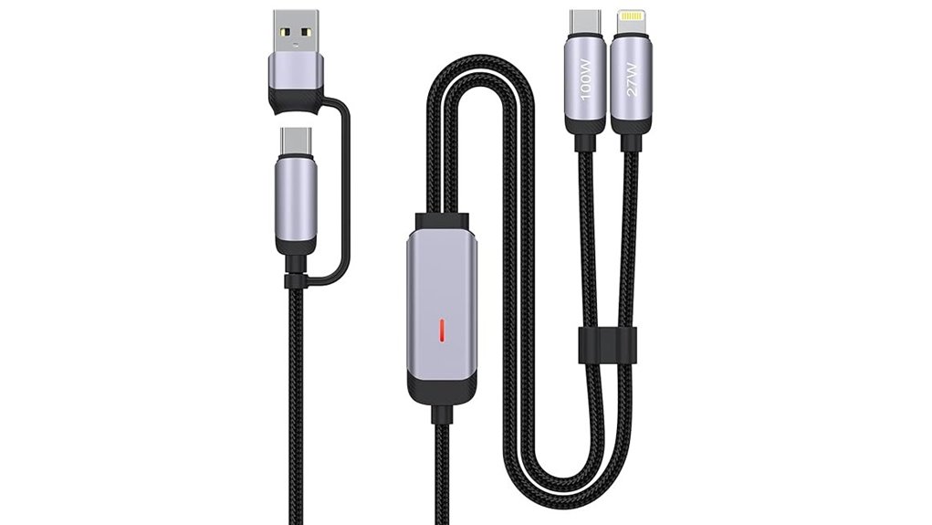 Top 2-in-1 Charging Cables (USB-C + Lightning) Everyone Needs 13 100w dual usb c lightning