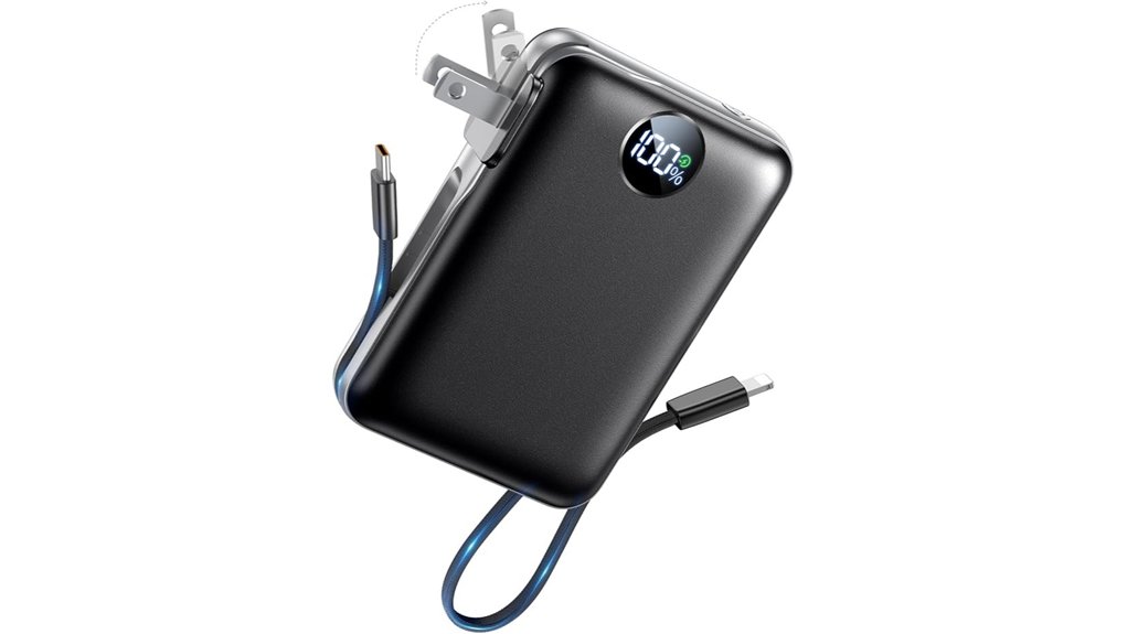 Top USB-C Chargers That Fast-Charge On The Go 4 10 000mah portable built in cables