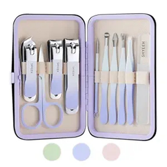 Best Travel Nail Care Kits That Pack Light 14 10 piece high carbon manicure set