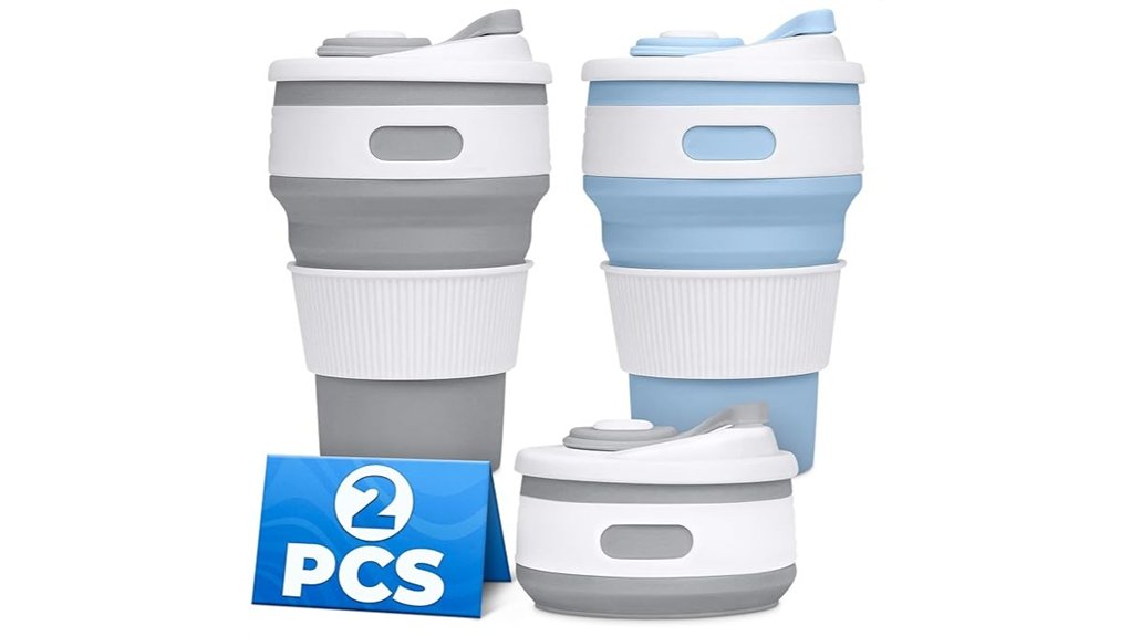 12oz collapsible silicone cups