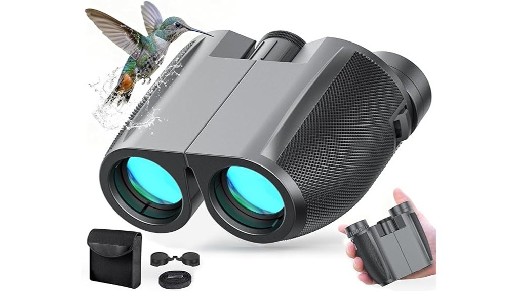 12x25 compact binoculars waterproof
