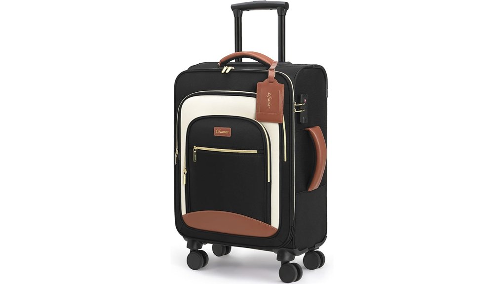 Rolling Luggage For Cobblestone Streets That Roll Smoothly 3 20 inch carry on spinner wheels tsa lock
