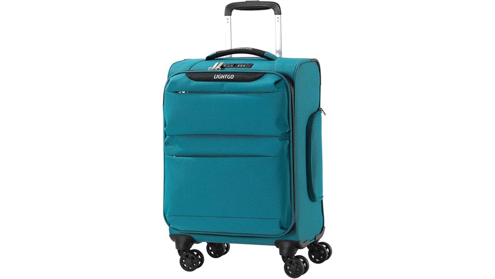 Soft-Shell Suitcases with TSA-Friendly Locks You'll Love 2 20 inch lightweight softshell luggage