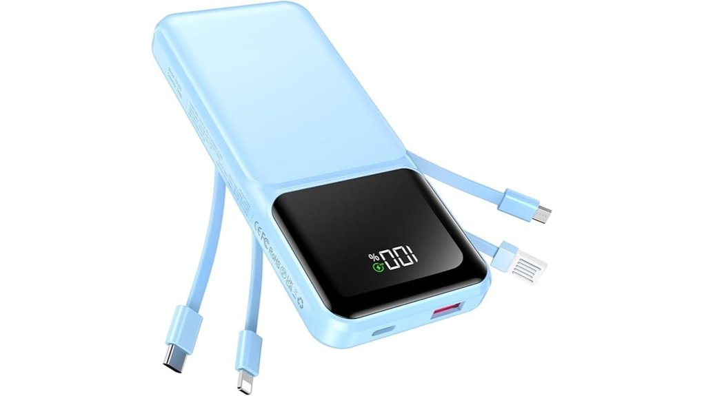 Best Power Banks Travelers Can't Live Without 7 20 k mah fast charging cable