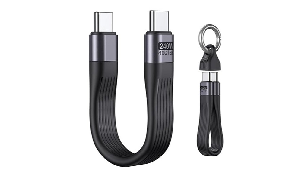 240w short usb c cable