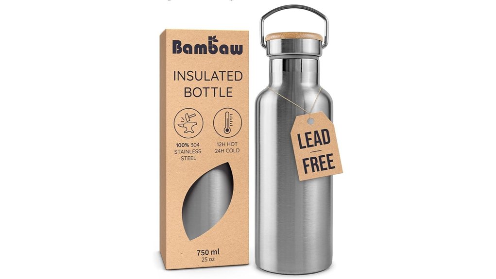 Reusable Water Bottles: Insulated or Lightweight for Travelers 6 24oz insulated stainless bottle