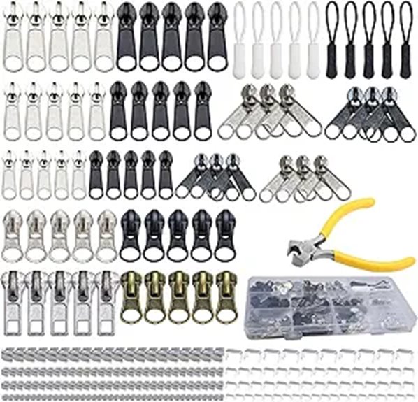 Best Travel Repair Kits for Broken Zippers and Loose Screws 3 254 piece zipper repair kit