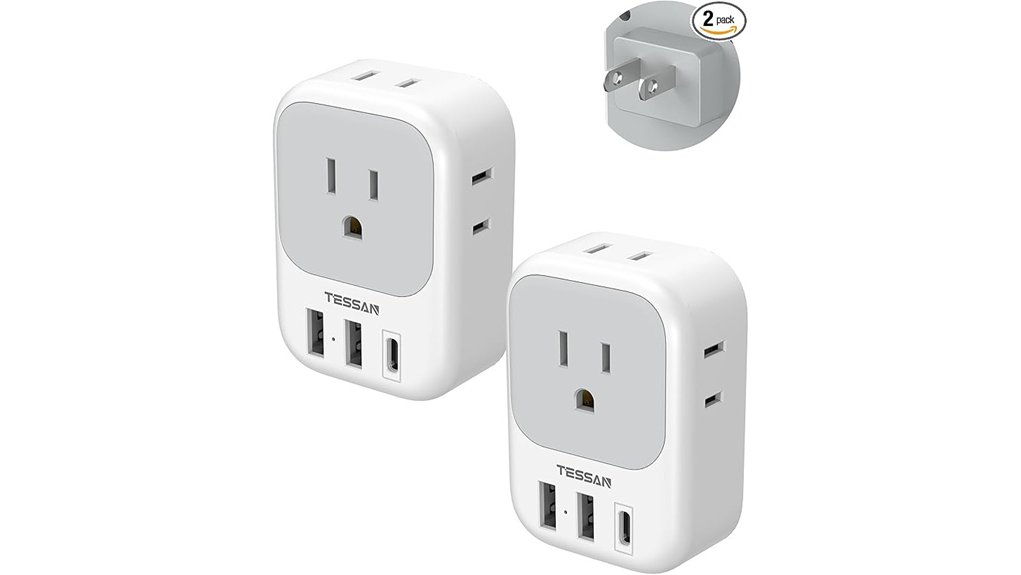 2 prong to 3 prong adapter