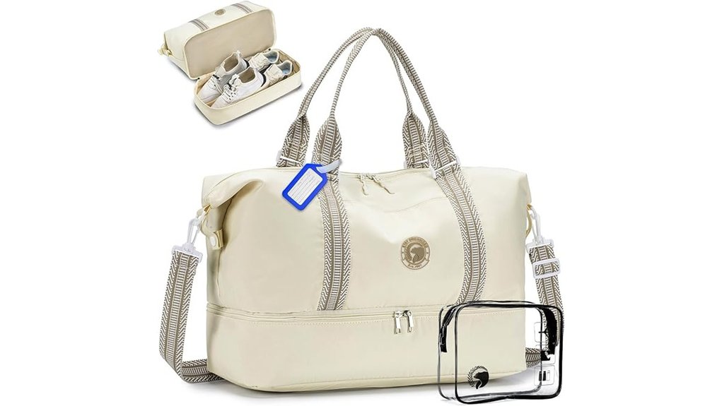 Travel Totes That Double as a Personal Item for Travelers 14 32l duffel with shoe