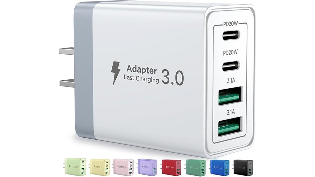 Must‑Hold USB‑C Wall Chargers for Fast Power & Multi‑Ports 3 40w four port usb c charger