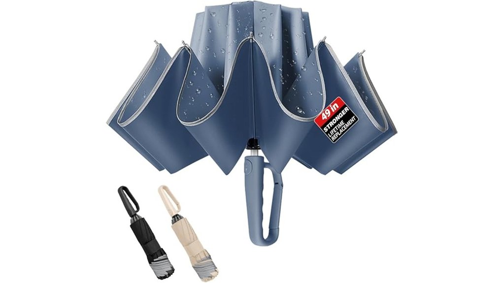 49 inch inverted folding umbrella
