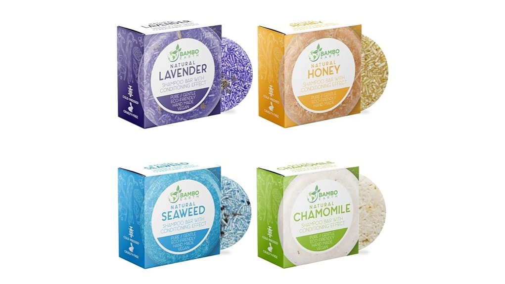 Best Solid Toiletry Bars (Shampoo, Conditioner, Soap) 5 4 pack organic shampoo bar conditioner