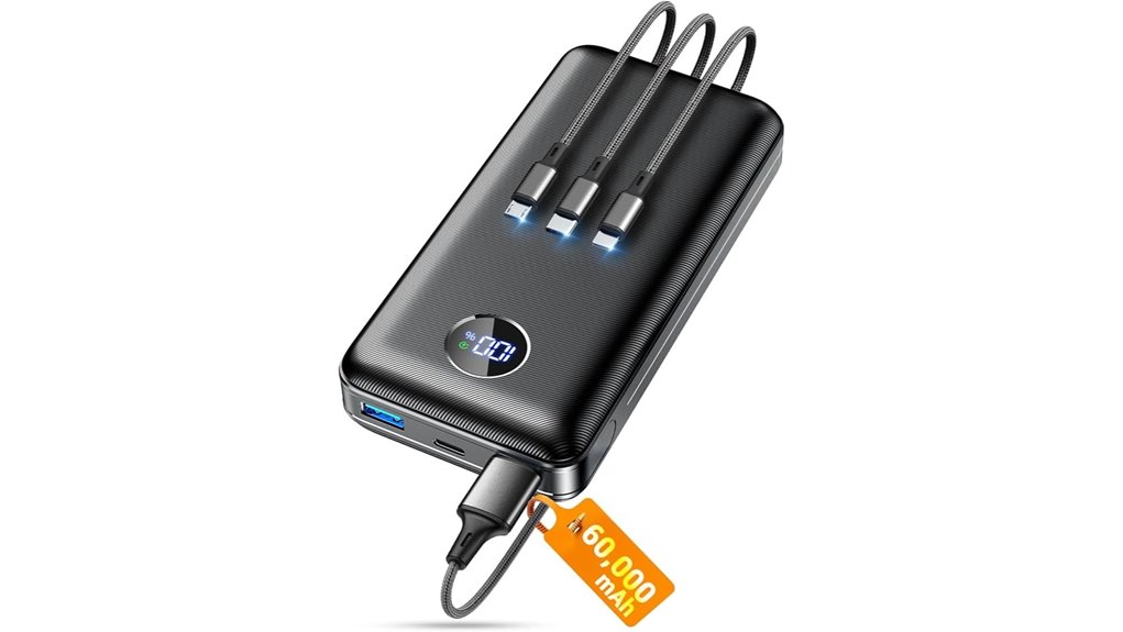 Best Portable Chargers for All-Day Outings 10 60000mah 3 in 1 power bank