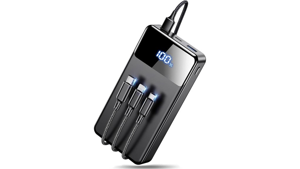 Best Portable Chargers for All-Day Outings 3 60 000mah power bank usb cable
