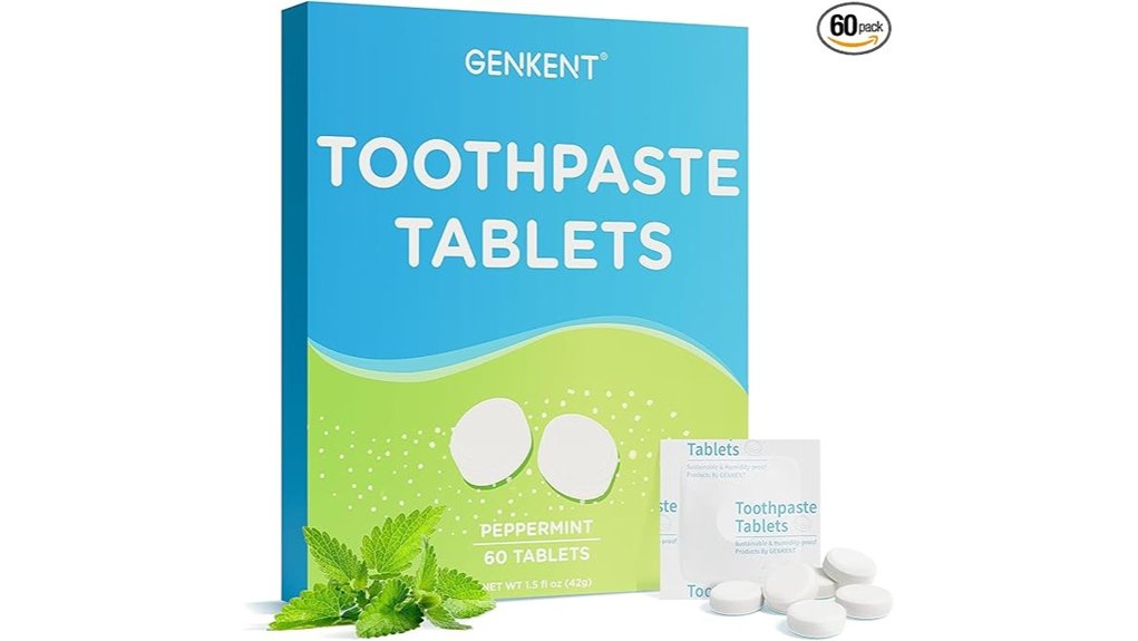 Best Travel Toothpaste Tablets for Carry-Ons 1 60 count fluoride free toothpaste