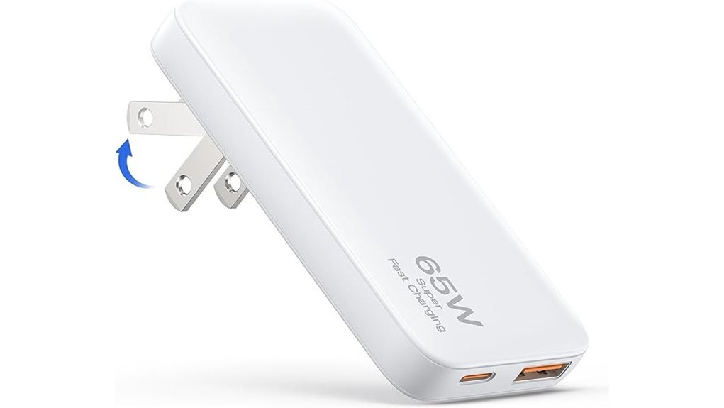 65w ultra thin foldable charger
