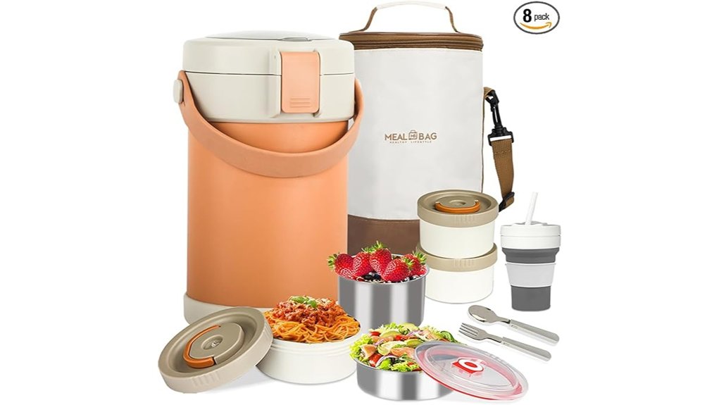 Insulated Food Containers For Hot Meals On The Go 13 67oz stainless vacuum jar