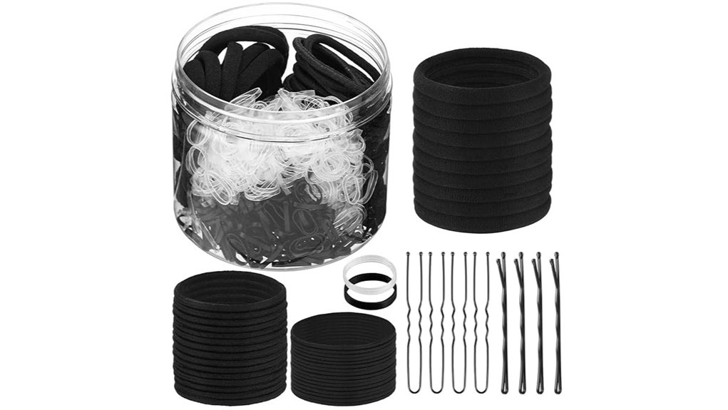 Best Travel Hair Ties and Clips That Won't Snag Strands 8 735 black bobby pins