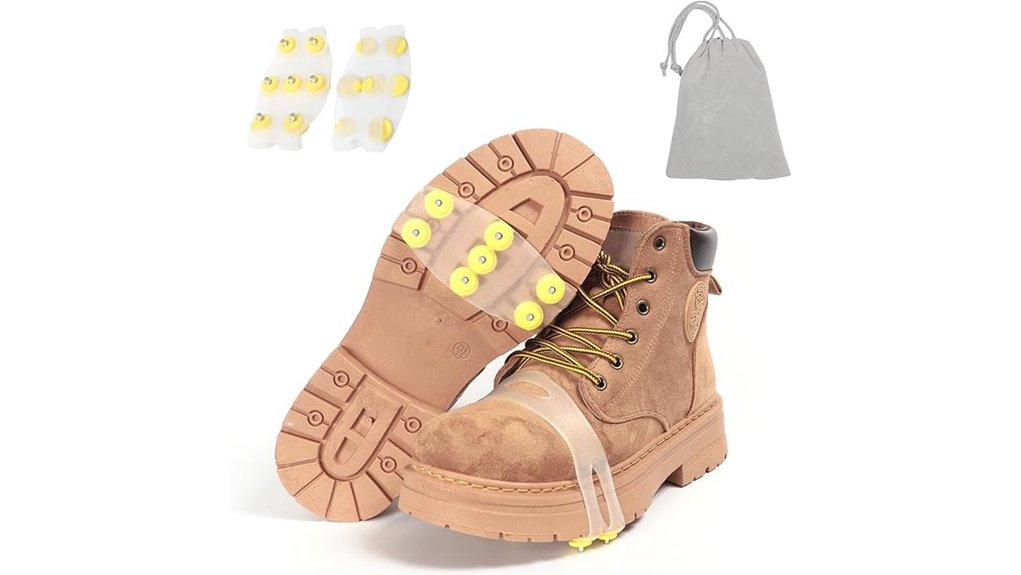 7 spike ice cleats boots