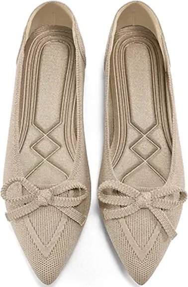 ablanczoom women s pointed flats