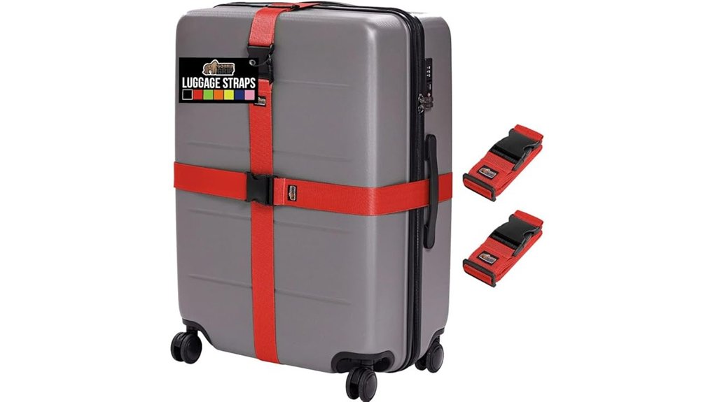 adjustable luggage straps pack
