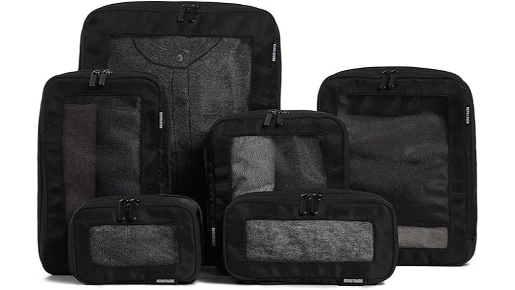 Packing Cubes: Compression vs Standard vs Zip Mesh 12 aerotrunk compression packing cubes