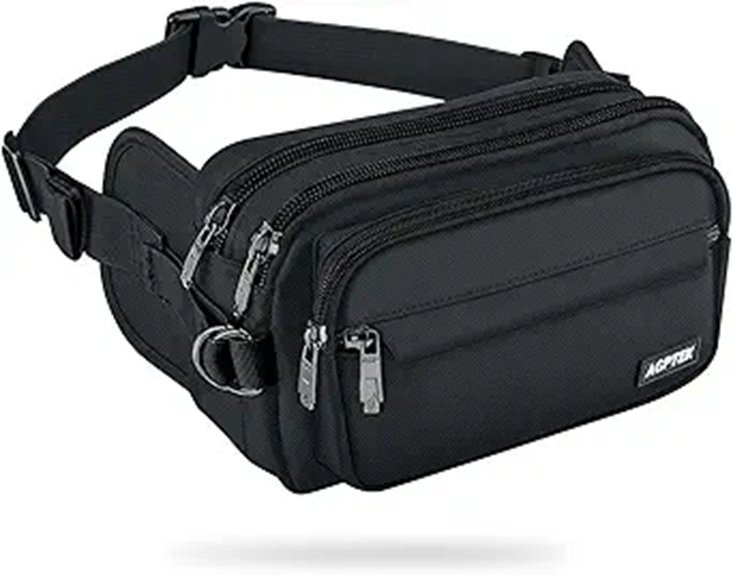 Waist Packs for Active Travel That Go Beyond Hiking 13 agptek rfid waterproof waistpack