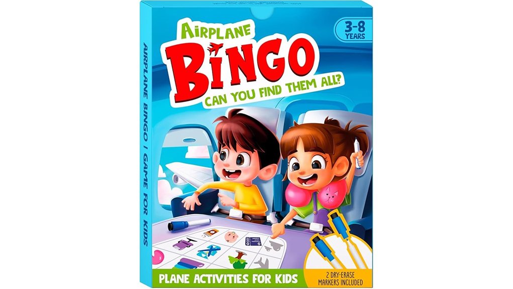 Travel Games & Entertainment for Flights That Pass the Time 6 airplane bingo travel games