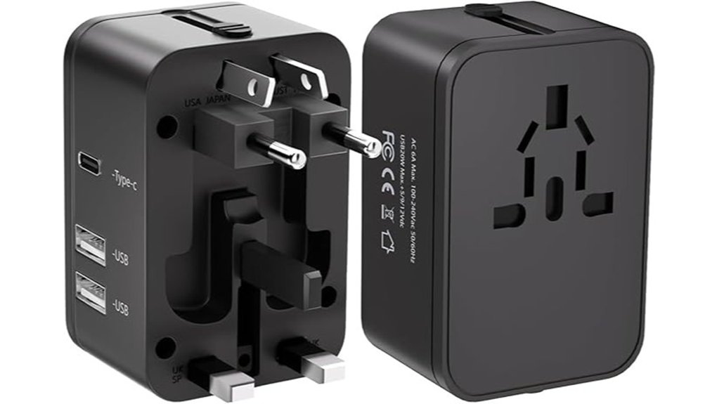 Universal Travel Adapters (All-in-One vs Modular): A Comprehensive Guide 7 all in one travel usb a usb c