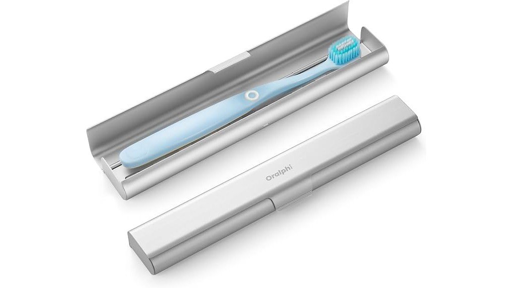 aluminum travel toothbrush case